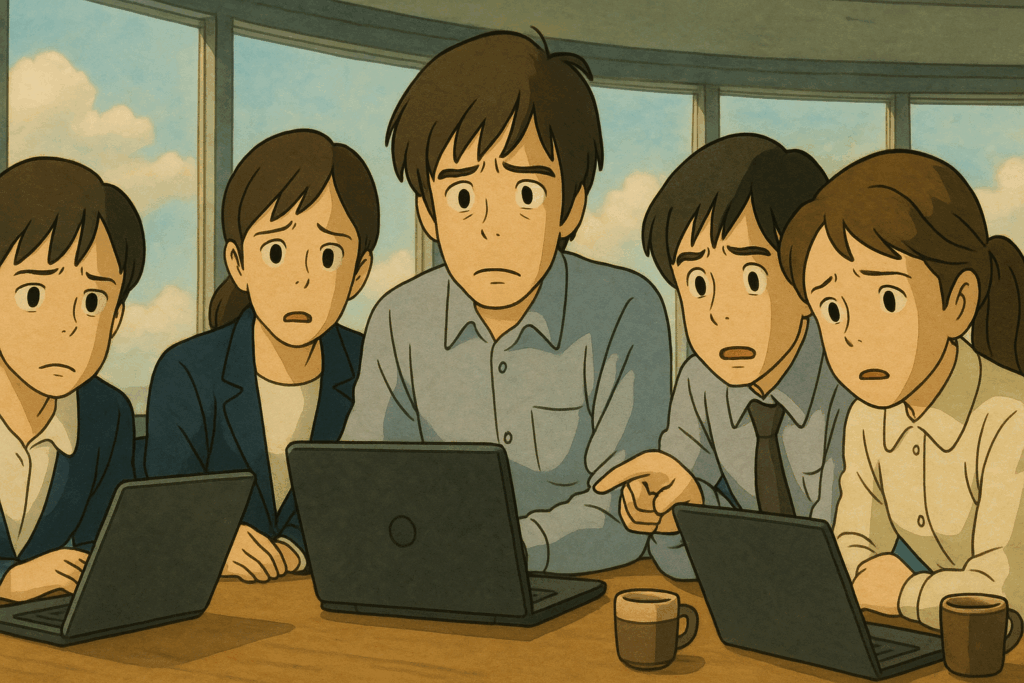 離脱率が高いホームページの課題を表現したイメージ素材|改善により眠っていた成果を呼び起こすことができるビジュアル